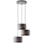 Brilliant Tyas Hanglamp Metaal Zwart Goud | 520mm - Geschikt voor 3x E27