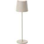 Brilliant Tafellamp Kaami Metaal Kunststof Beige 2W 310lm - 830 Warm Wit | 100mm - IP44 - Buitenverlichting - Dimbaar 