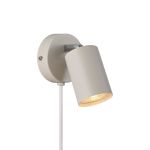Nordlux Explore Wandlamp Metaal Beige | Geschikt voor GU10
