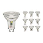 Voordeelpak 10x Noxion LEDspot GU10 3.6W 840 36D 345lm | Koel Wit - Vervangt 50W