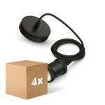 Voordeelpak 4x Philips Cord Vintage Zwart