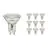 Voordeelpak 10x Noxion LED Spot GU10 4.8W 827 36D 450lm | Zeer Warm Wit - Vervangt 65W