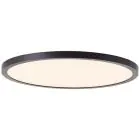 Brilliant Tuco Plafondlamp Kunststof Zwart Wit 19W 2700lm - 827 Zeer Warm Wit | 294mm - 3-Staps Dimbaar
