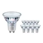 Voordeelpak 10x Philips Corepro LED Spot GU10 PAR16 4.6W 390lm 36D - 840 Koel Wit | Vervangt 50W