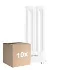 Voordeelpak 10x Ledvance DULUX-F LED 12W - 840 Koel Wit | 4-Pin - Vervangt 24W